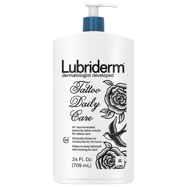 Lubriderm Tattoo Daily Care Lotion, Water-Based & Unscented