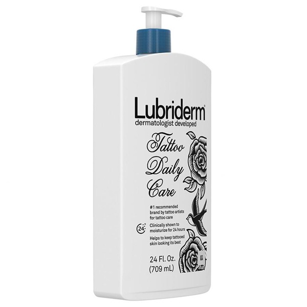 Lubriderm Tattoo Daily Care Lotion, Water-Based & Unscented