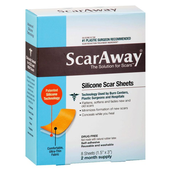 Scaraway Scaraway Silicone Scar Sheets 1.5 Inch X 3 Inch 1.5X3 Inch 1Source