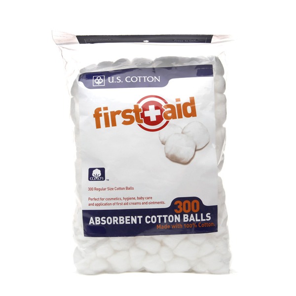First Aid Cotton Balls 1Source