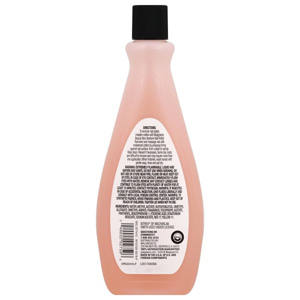 Walgreens Beauty NonAcetone Nail Polish Remover 1Source