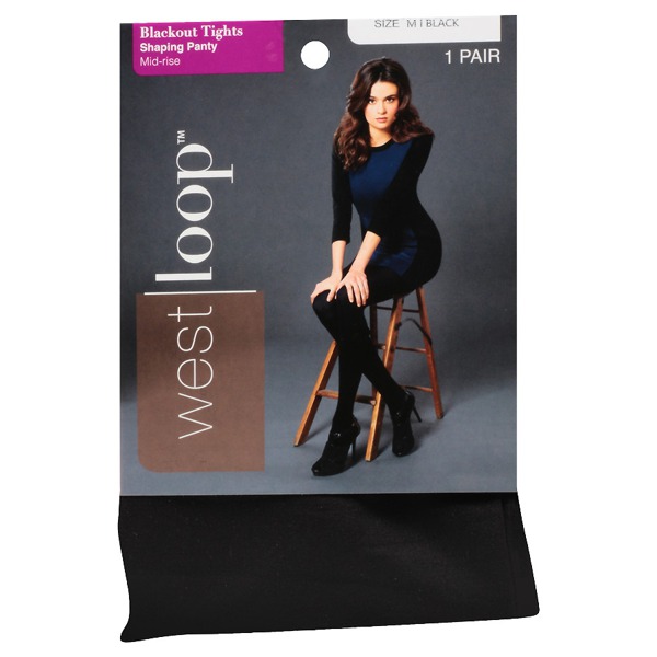 West Loop Blackout Opaque Tights M Black - 1Source