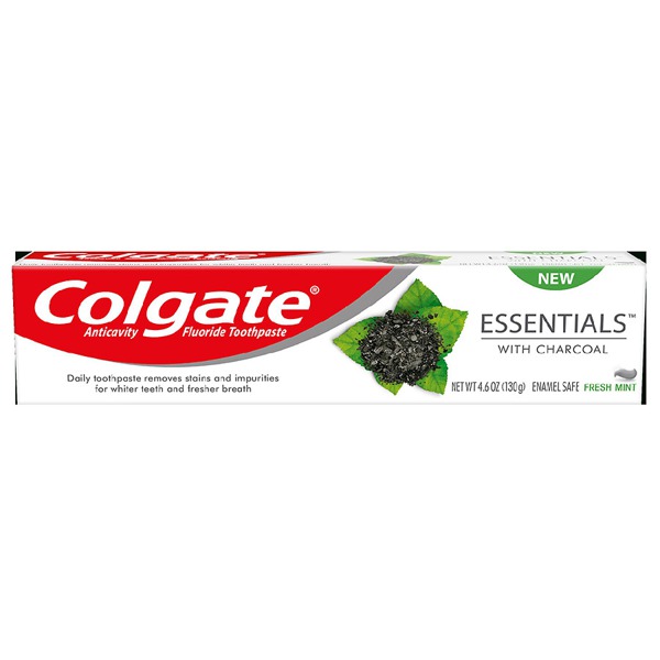 Colgate Essentials Charcoal Toothpaste Fresh Mint 1Source