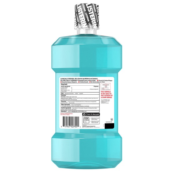 Listerine Cool Mint Antiseptic Mouthwash For Bad Breath Cool Mint 1Source