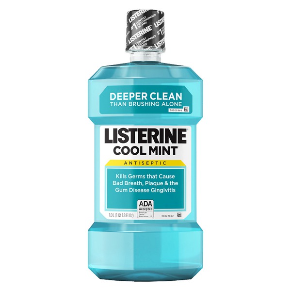Listerine Cool Mint Antiseptic Mouthwash For Bad Breath Mint 1Source