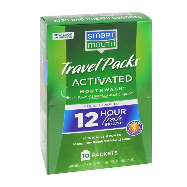 Smartmouth On The Go Mouthwash Clean Mint 1Source