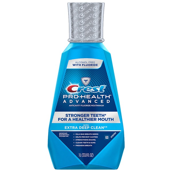 Crest ProHealth Advanced Mouthwash With Extra Deep Clean Fresh Mint