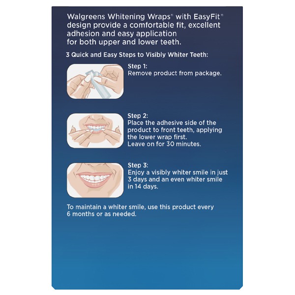Walgreens Xtreme Whitening Wraps, 14 Day Treatment 1Source