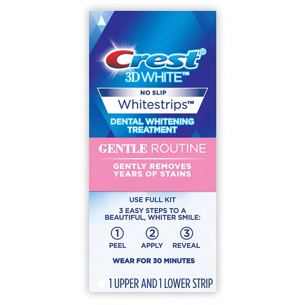 Crest 3D White Whitestrips Gentle Routine Treatments 1Source