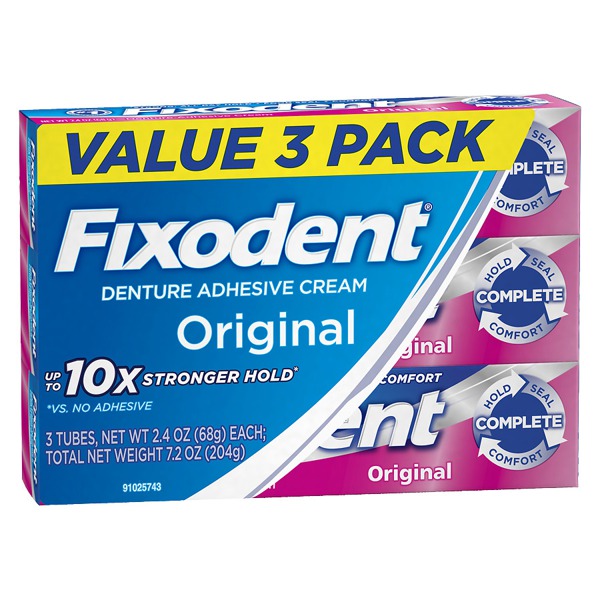 Fixodent Complete Original Denture Adhesive Cream 1Source