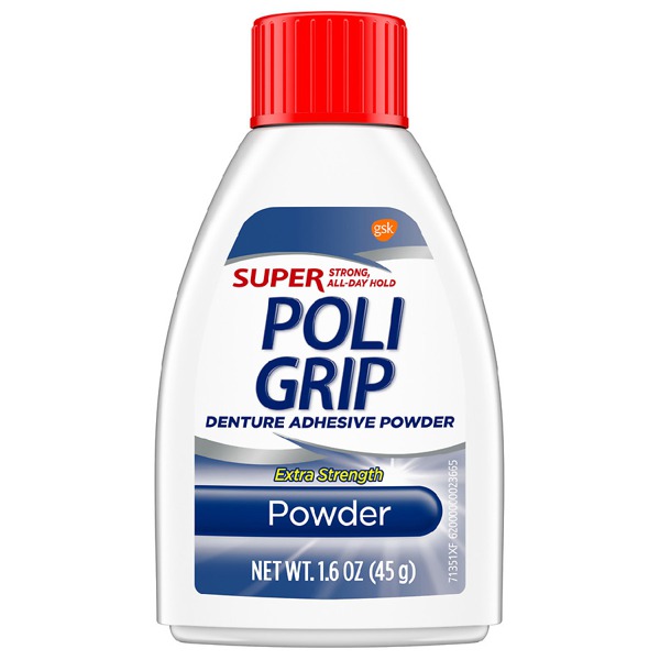 Poligrip Extra Strength Denture Adhesive Powder 1Source