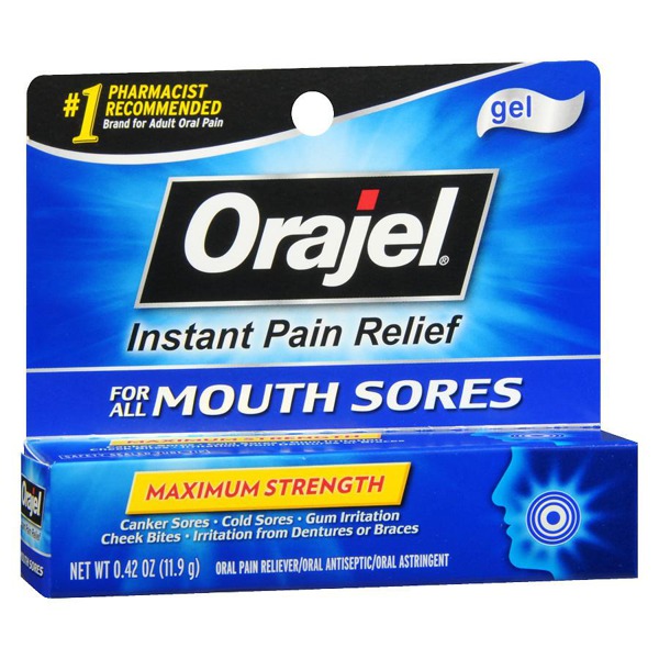Orajel Oral Pain Reliever Gel For Mouth Sores 1Source