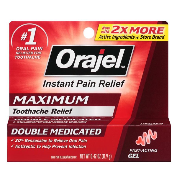 Orajel Instant Toothache Pain Relief Maximum Strength Gel 1Source