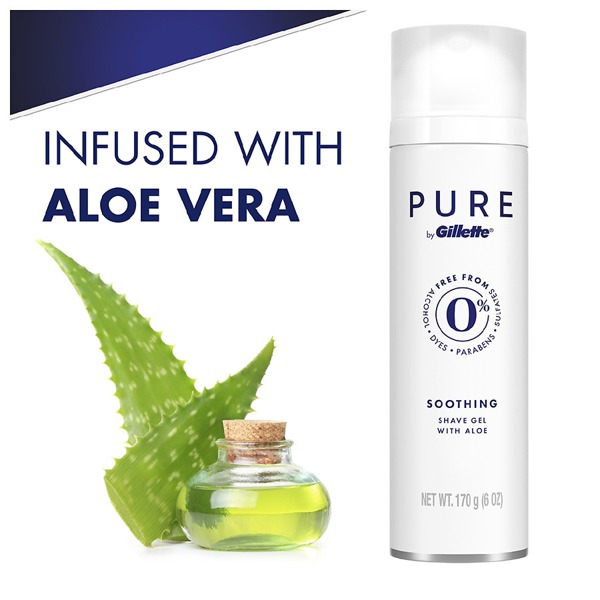 Gillette Pure Shaving Gel 1Source