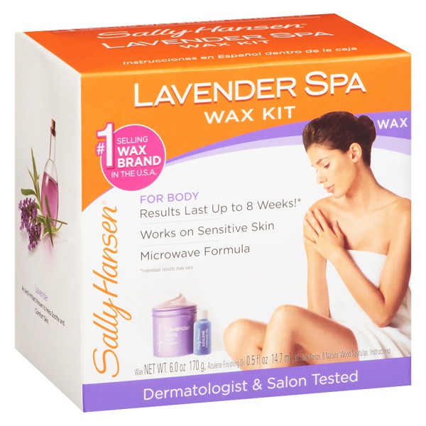 Sally Hansen Spa Body Wax Hair Removal Kit Lavender 1Source