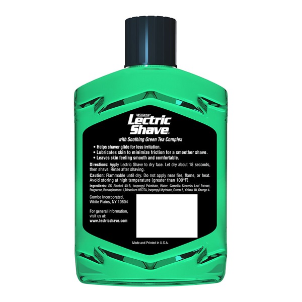 Williams Lectric Shave Electric Razor PreShave Original 1Source