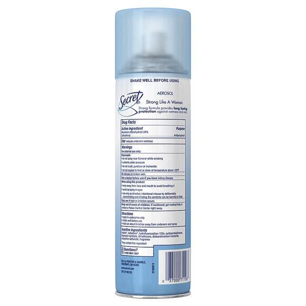 Secret Aerosol Antiperspirant & Deodorant Powder Fresh 1Source