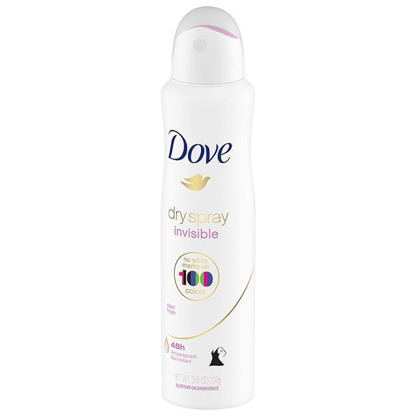 Dove Invisible Dry Spray Antiperspirant Deodorant Clear Finish 1Source