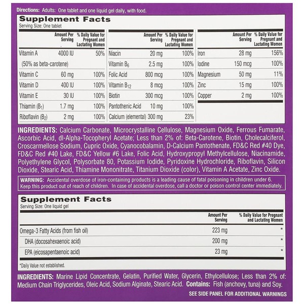 One A Day Women'S Prenatal Multivitamin/ Multimineral Supplement