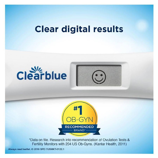 Clearblue Advanced Digital Ovulation Test Predictor Kit With Digital Results Source