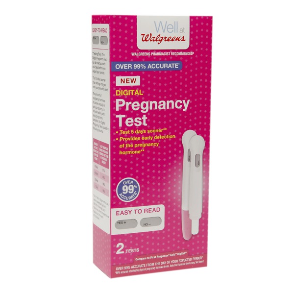 Walgreens Digital Pregnancy Tests, Yes/ No 1Source