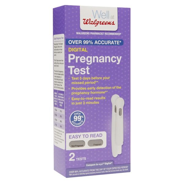 Walgreens Digital Pregnancy Test 1Source