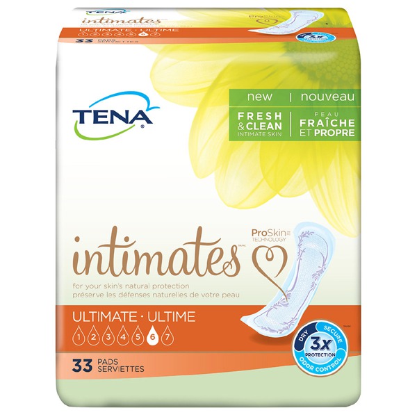 Tena Ultimate Incontinence Pad Fresh And Clean 1Source