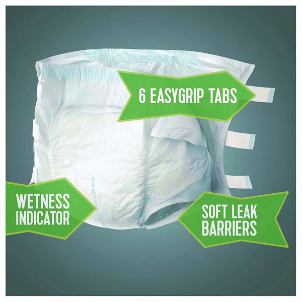 Depend Incontinence Protection With Tabs, Maximum Absorbency, L Large