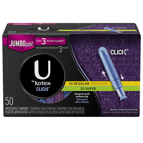 U By Kotex Click Tampons, MultiPack 1Source