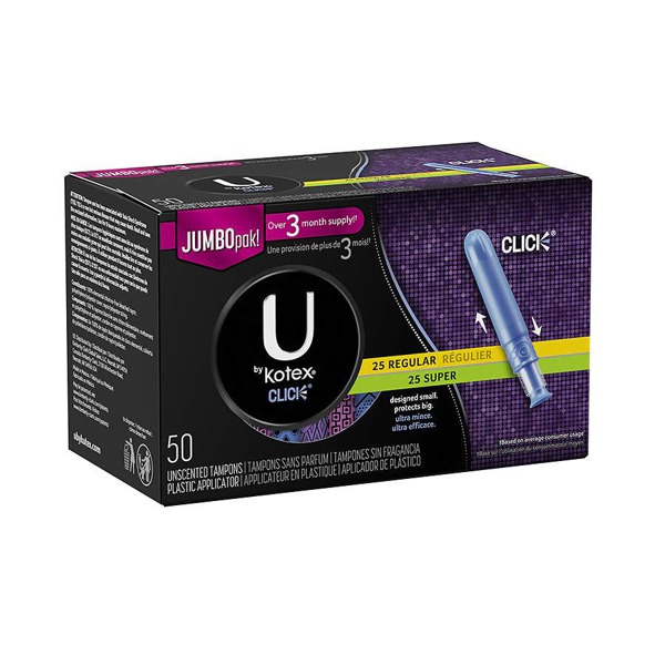 U By Kotex Click Tampons, MultiPack 1Source