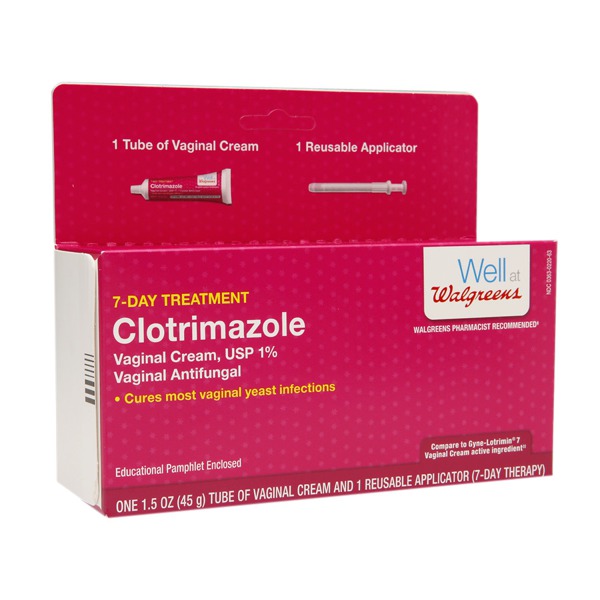 Walgreens Clotrimazole Vaginal Cream 1Source