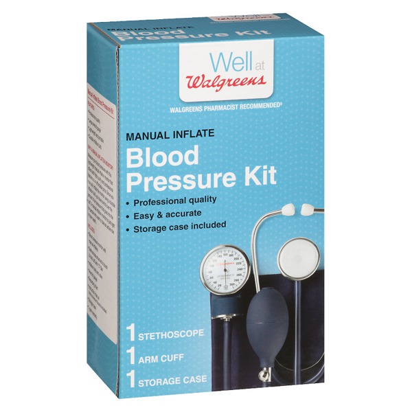 Walgreens Manual Inflate Blood Pressure Kit - 1Source