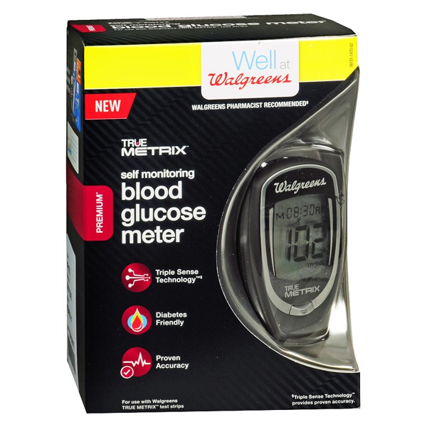 Walgreens True Metrix Blood Glucose Meter Black - 1Source