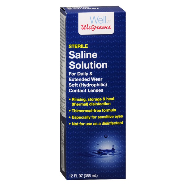 Walgreens Saline Solution 1Source