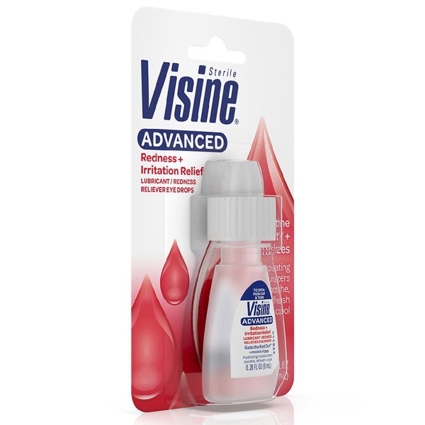Visine Advanced Redness + Irritation Relief Eye Drops 1Source