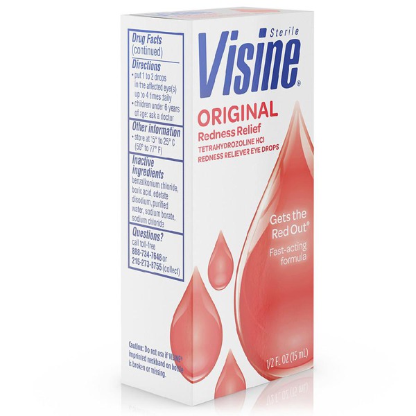 Visine Original Redness Relief Eye Drops For Red Eyes 1Source