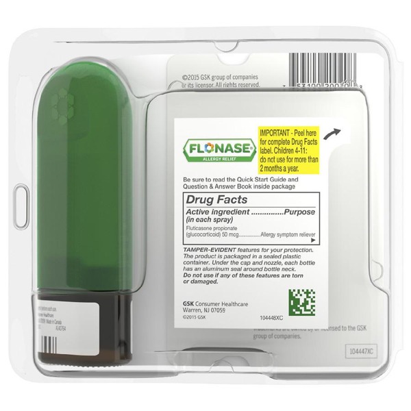 Flonase 24 Hour Allergy Relief Nasal Spray 120 Metered Sprays 1Source