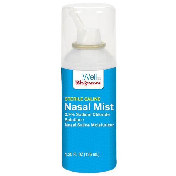 Walgreens Sterile Saline Nasal Mist 1Source