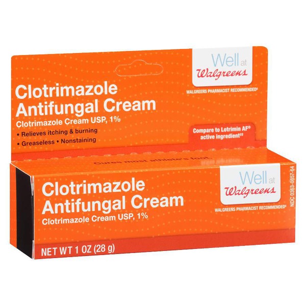 Walgreens Clotrimazole 1 Athlete'S Foot Cream 1Source