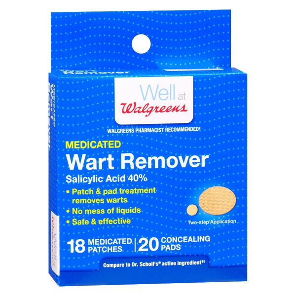 Walgreens Medicated Wart Remover Patches 1Source