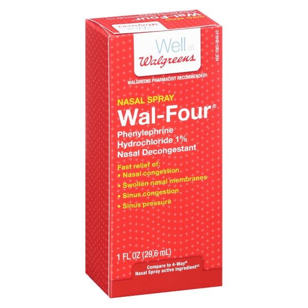 Walgreens WalFour Nasal Decongestant Spray 1Source