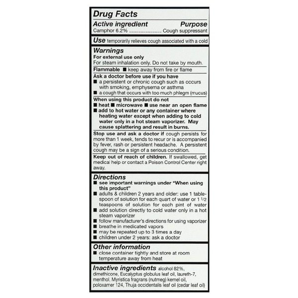 Walgreens Medicated Vaporizing Steam Liquid 1Source