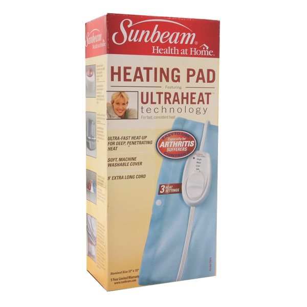 Sunbeam Standard Heating Pad 1Source