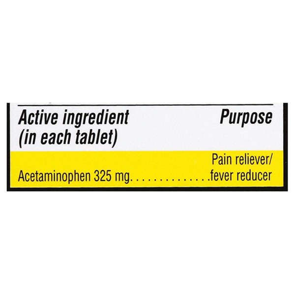 Walgreens Regular Strength Pain Reliever Acetaminophen Tablets 1Source