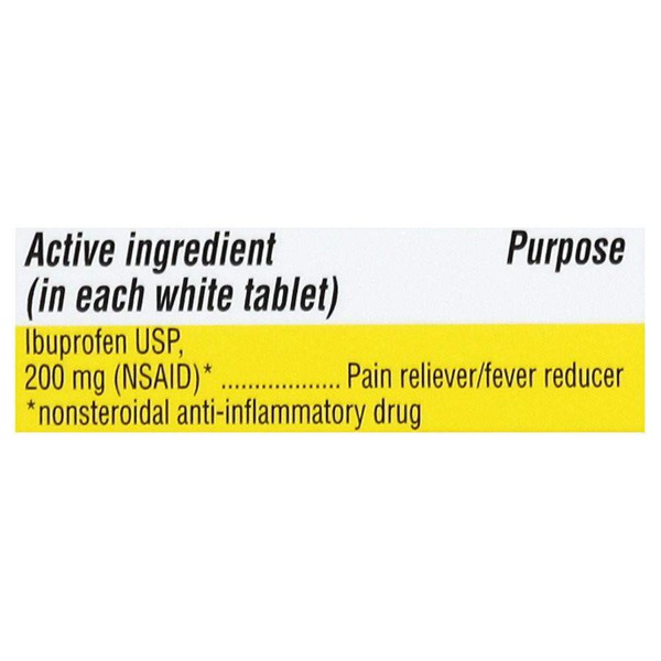 Walgreens Ibuprofen 200 Mg Tablets Color Free Dye Free 1source