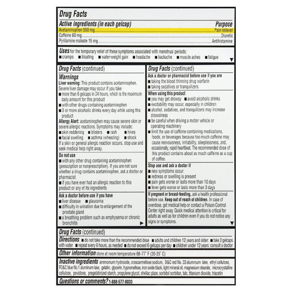 Walgreens Menstrual Complete Pain Relief 1Source