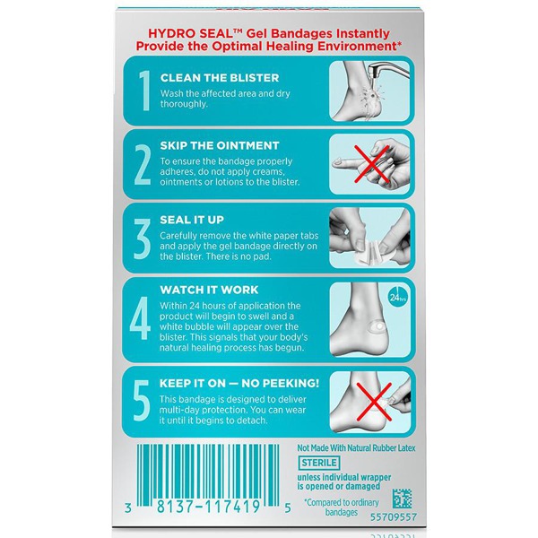 BandAid Hydro Seal Bandages Blister Heels 1Source