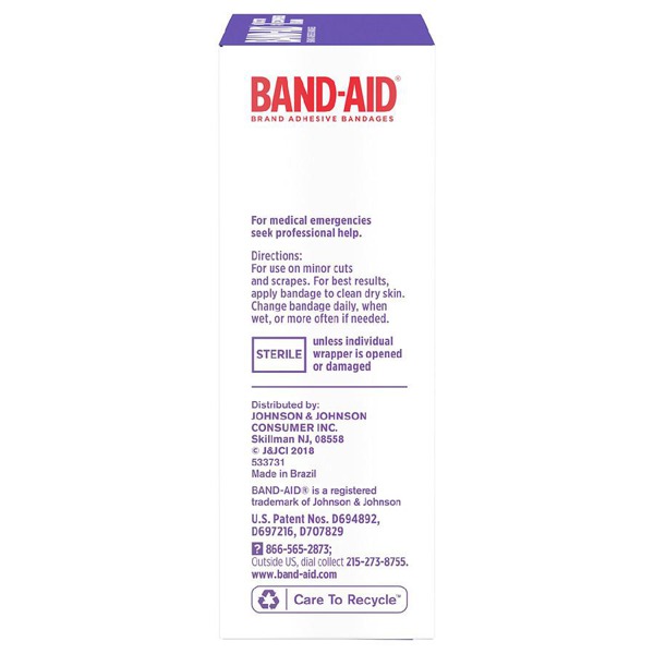 Band Aid Brand Cushion Care Sport Strip Adhesive Bandages Extra Wide