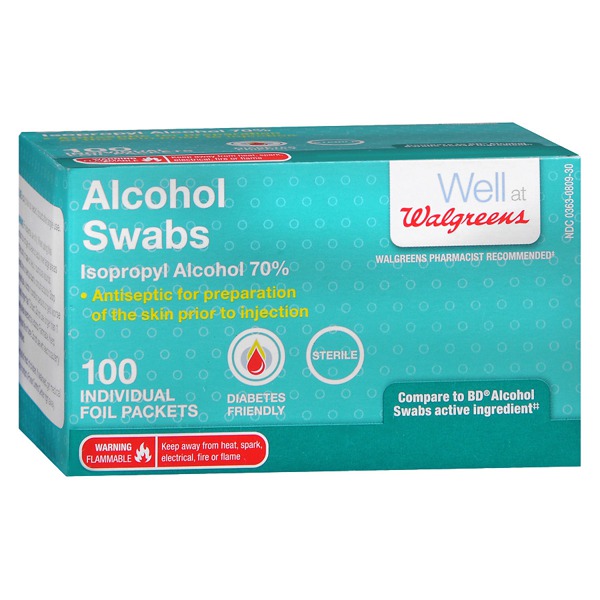 Walgreens Alcohol Prep Pads Sterile 1Source