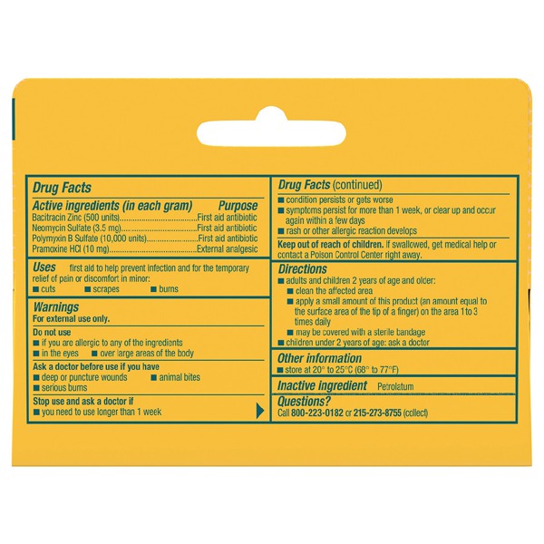 Neosporin + Burn Relief FirstAid Antibiotic Ointment 1Source